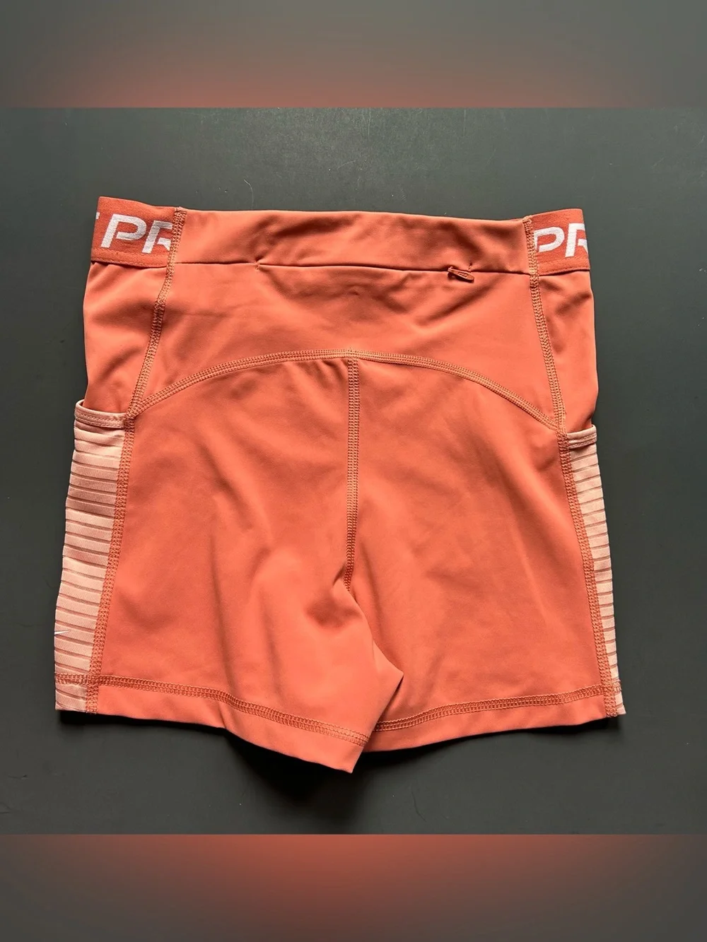 Nike Pro Matching Set — Peach/Terracotta, Size S
